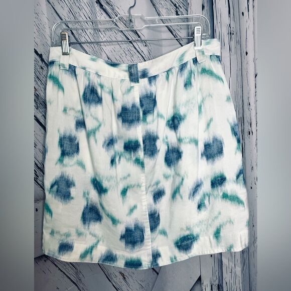 NWT GENERRA Second Skin mini skirt blue/green 10 - Picture 2 of 8